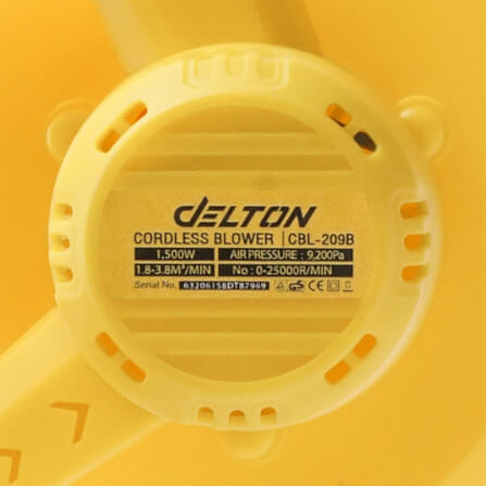 เครื่องเป่าลมไร้สาย (พร้อมแบตเตอรี่) DELTON รุ่น CBL-209B TURBO FORCE 20V 12AH_6